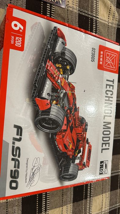 Сглобена кола f1 тип лего