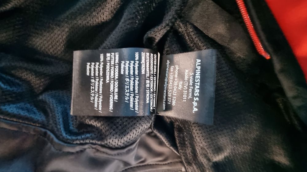 Яке размер 52/L ALPINESTARS T-SP 1 Waterproof (Black/white)