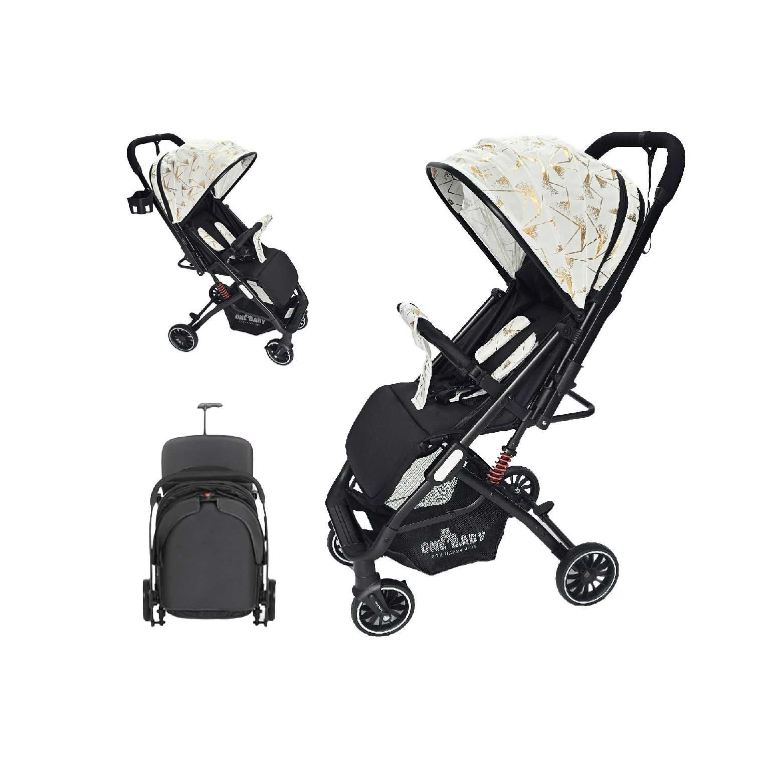 Carucior pentru copii cu suspensii ONEBABY - Transport Gratuit