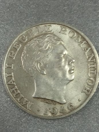 Moneda de argint 25000 lei 1946 Regele Mihai