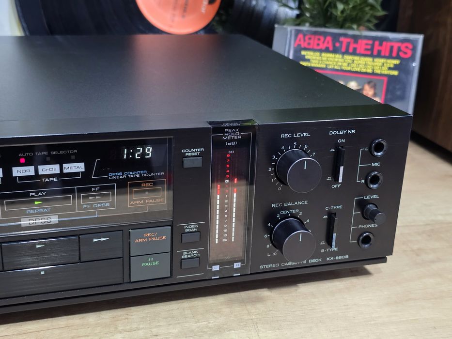 Casetofon deck KENWOOD kx-880b, hifi audio, direct drive,  amorphous