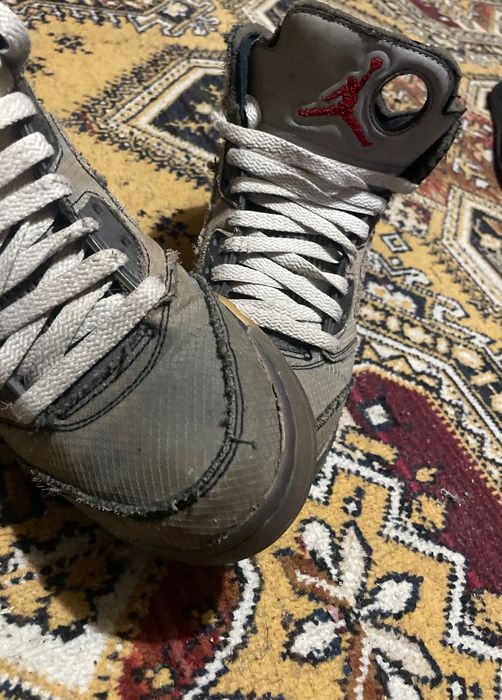 Jordan 5 off ehite