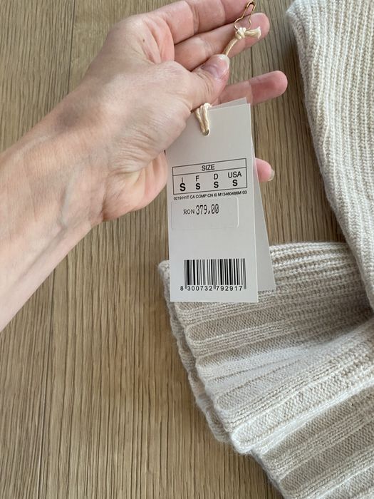 Pulover Motivi pufos, din mix cu lana, angora si casmir