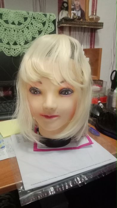 Накладка на макушку и челка на заколках, 2000