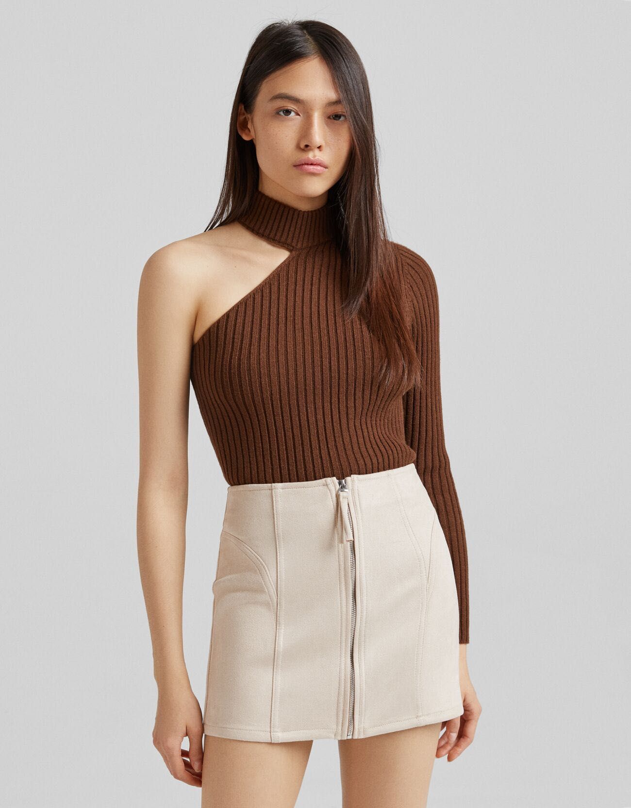 Пола от велур Bershka