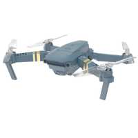 Drona Quadcopter pliabila gri, 600mAh cu telecomanda, pentru selfie