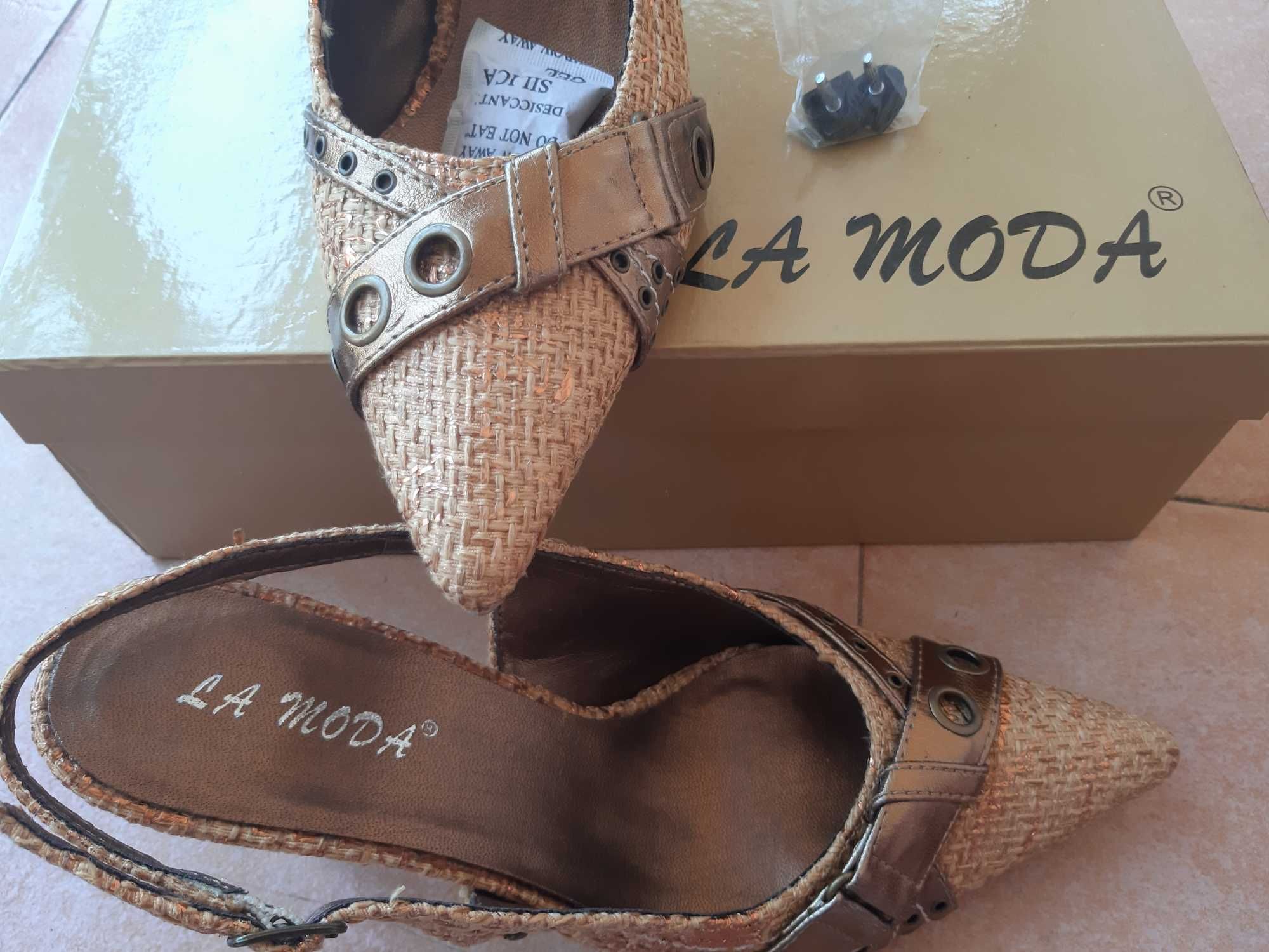 НОВИ! Обувки "La Moda" Италия с Красив Дизайн! № 36