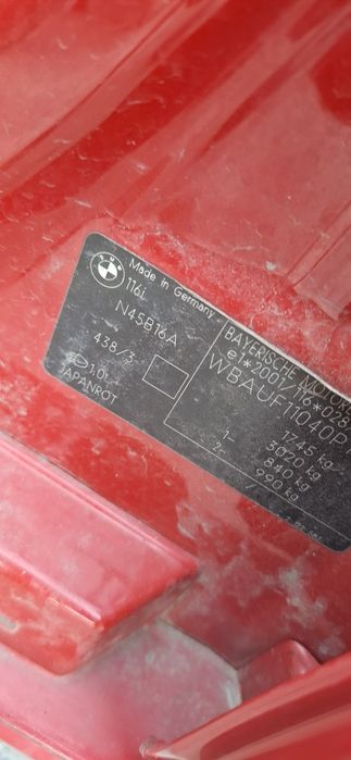 Бмв е87 1.6 116кс на части