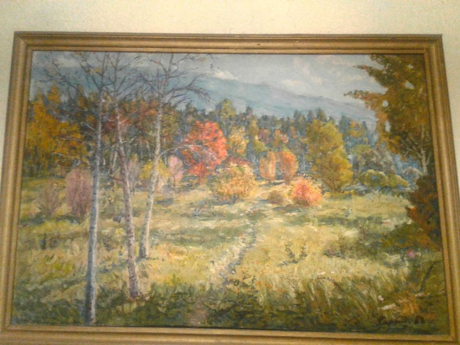 Натюрморты  и пейзажи заслуженных художников РК и РФ Д. Калачева и др