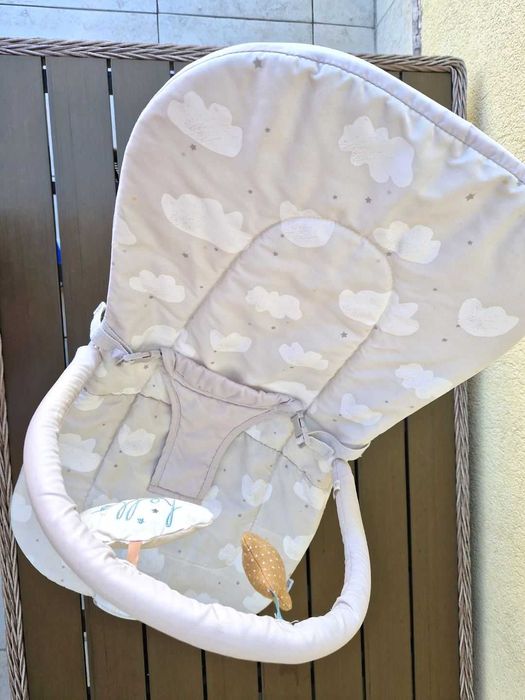 Mamas & Papas - Бебешки шезлонг Bubble Button Bear