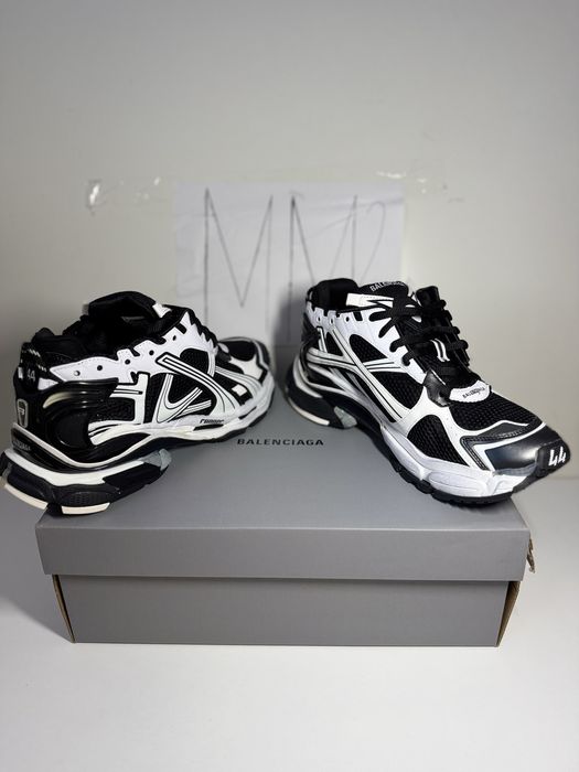 Adidasi Balenciaga Runner low-top sneakers black and white