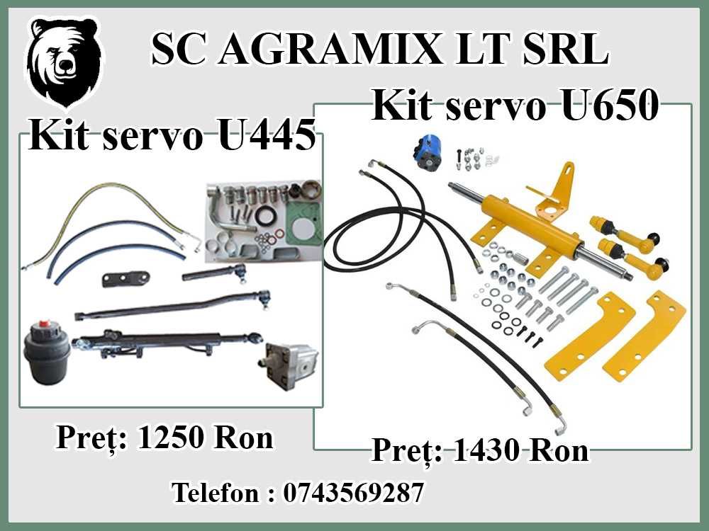 Kit servo U450,445,480,550 si cu pompa Danfoss U650 Agramix nou