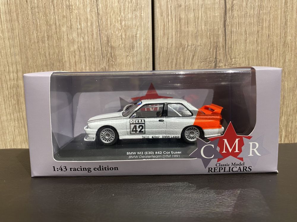 CMR BMW M3 E30 machetă auto de colectie scara 1:43