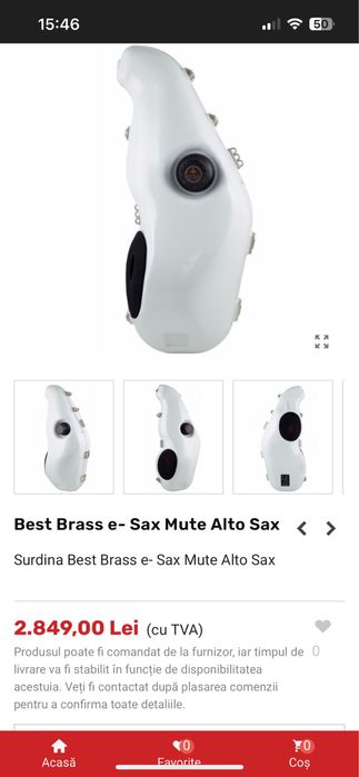 Surdina saxofon alto Best Bras e - Sax