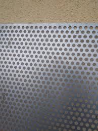 Tabla perforata inox aluminiu si otel