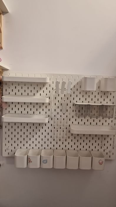 Panou IKEA Skadis, 76x56 cm, multiple accesorii