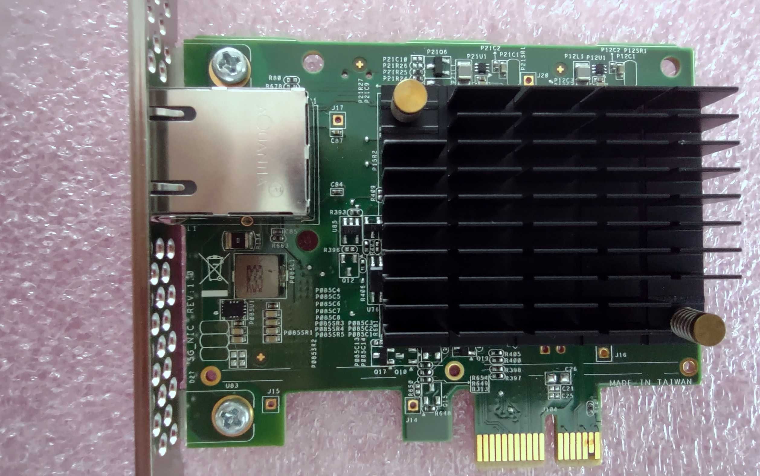 LAN Адаптер 5Gb/2.5Gb/1Gb RJ45 PCIe 3.0 x1 Marvell AQN-108 HP 928875-0