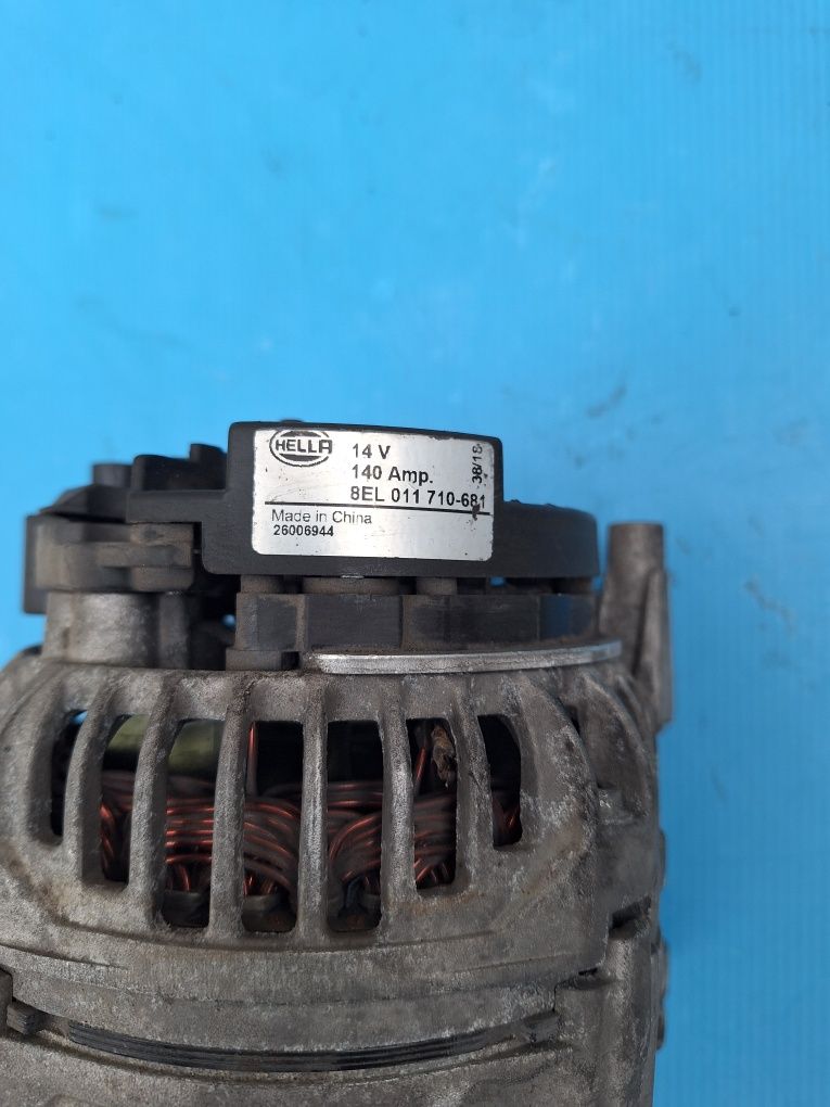 Алтернатор Hella нов Audi A4 1.9tdi 131k нова ролка фрайлайф
