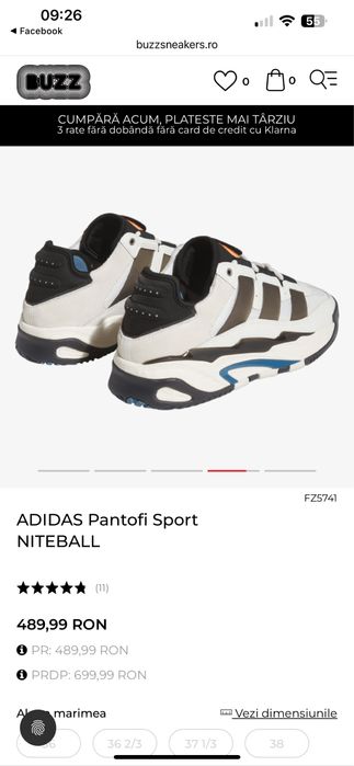 Adidas Niteball pantofi sport