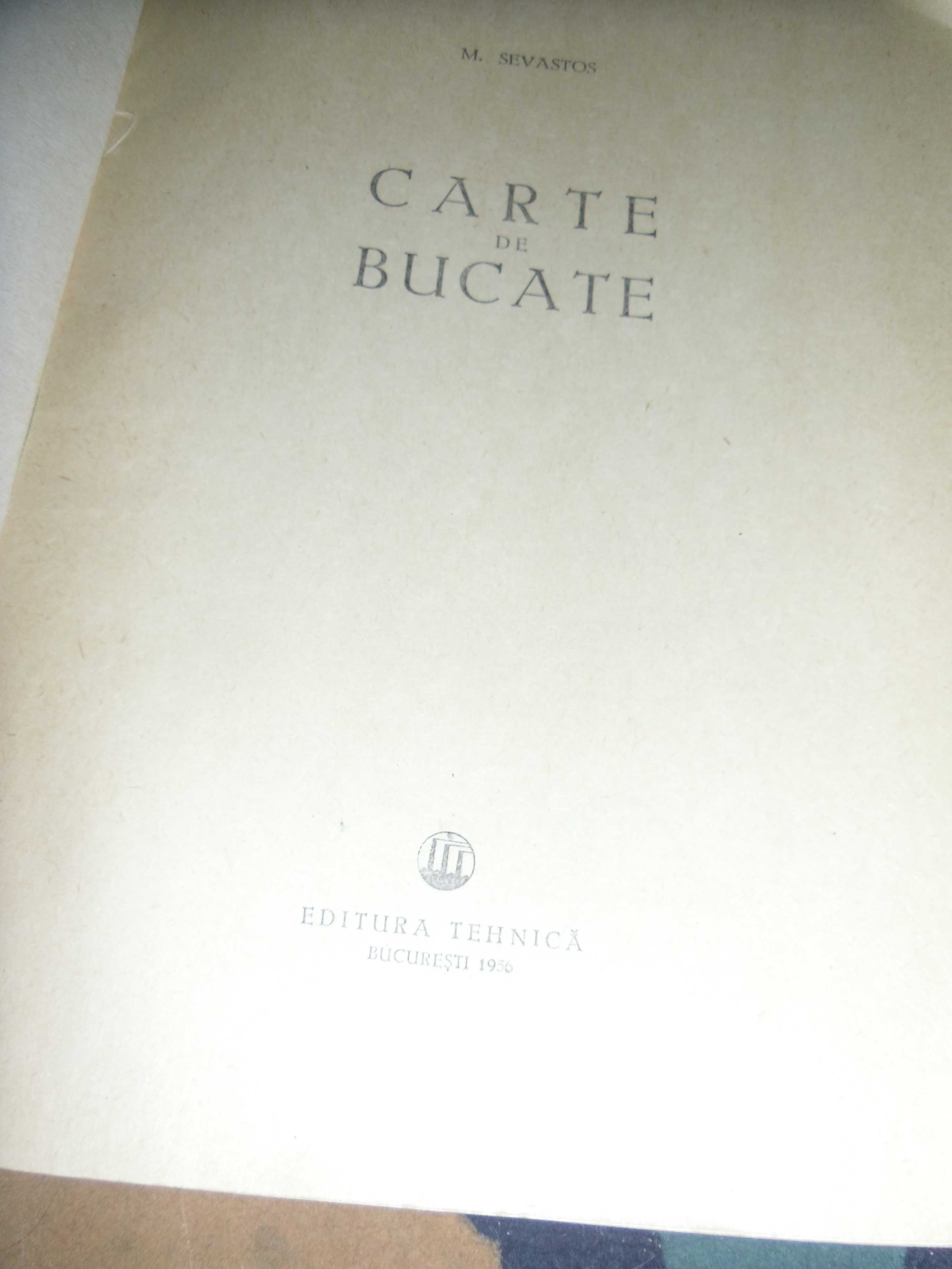 Carte de bucate ,ed. 1956