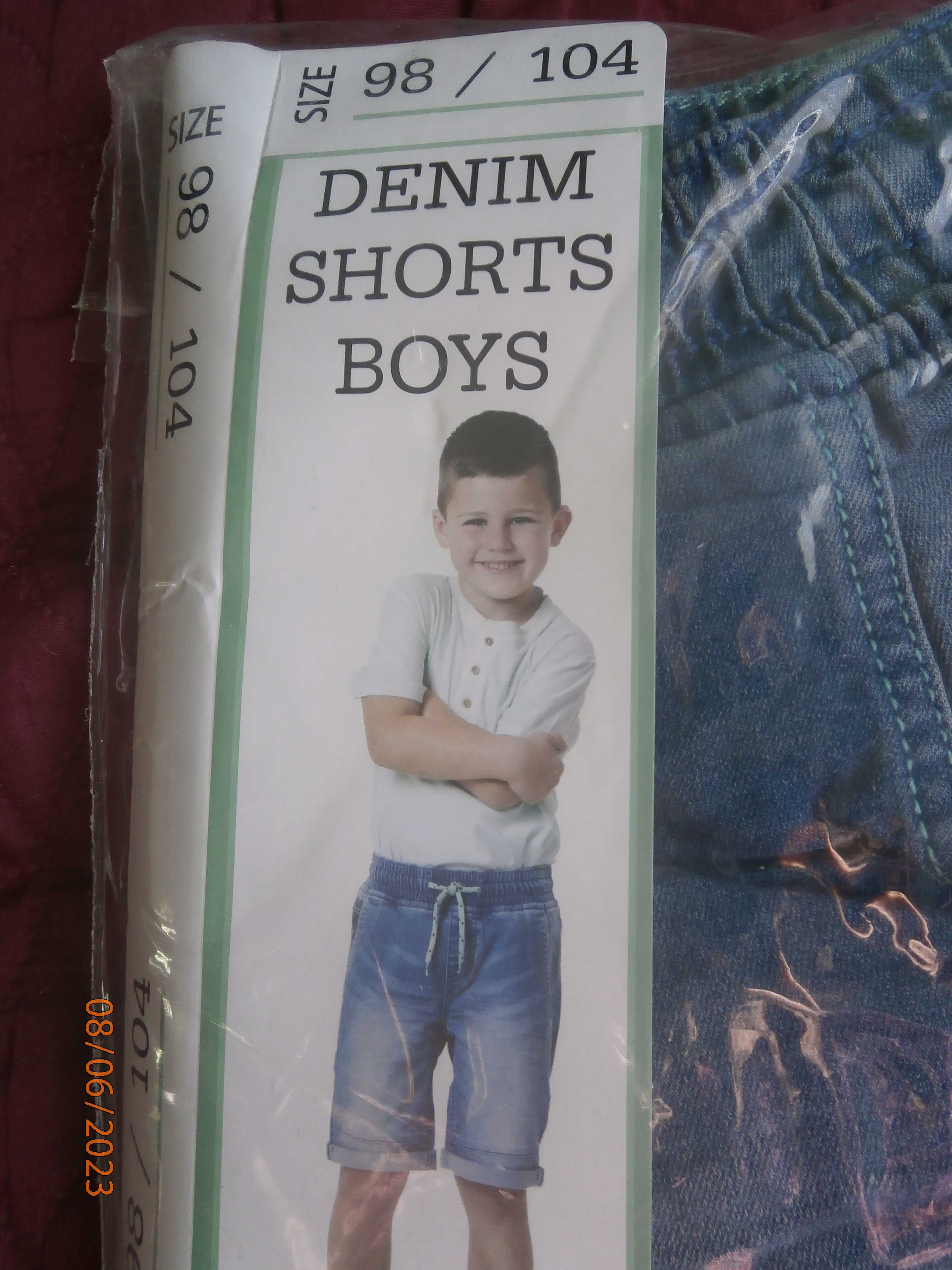 Нови детски къси дънкови панталони за момичета и момчета..