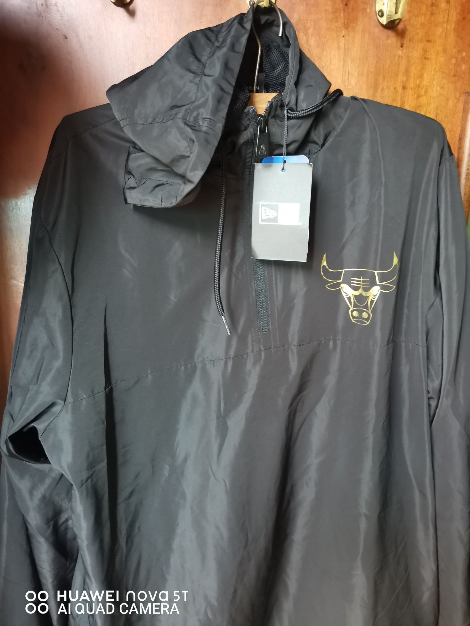 Jacketa new era windbreaker Chicago bulls