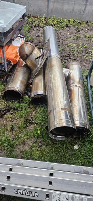 Vand cos de fum pentru centrala utilizat.