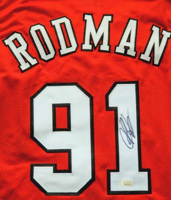 NBA Dennis Keith Rodman - The Worm - JSA approved