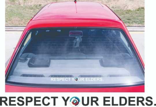 Respect your Elders Sticker БМВ Стикер BMW Sticker Е36 Е30 Е21 Е12 Е34