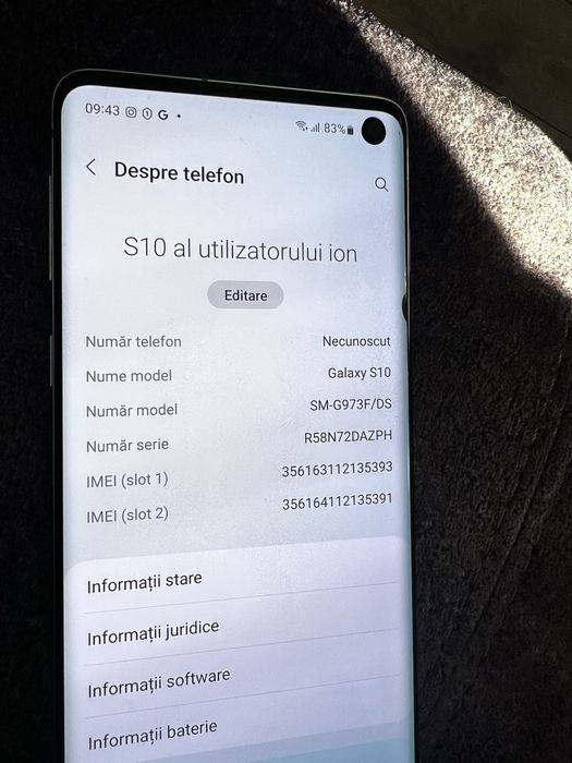 Samsung s 10 stare buna