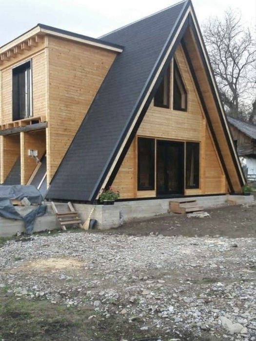 Vand cabane tip A frame