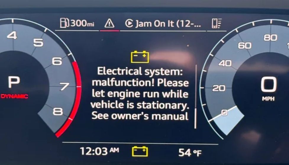 SRS + Mild Hybrid Battery crash data reset