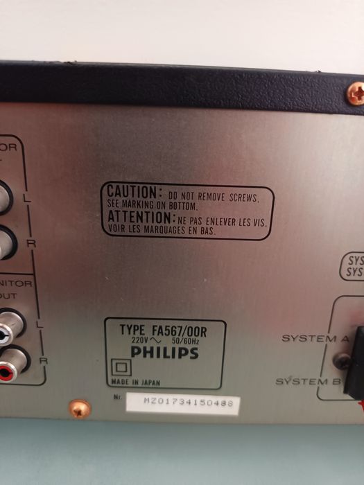 Amplificator Integrat Stereo Philips FA567 Japan