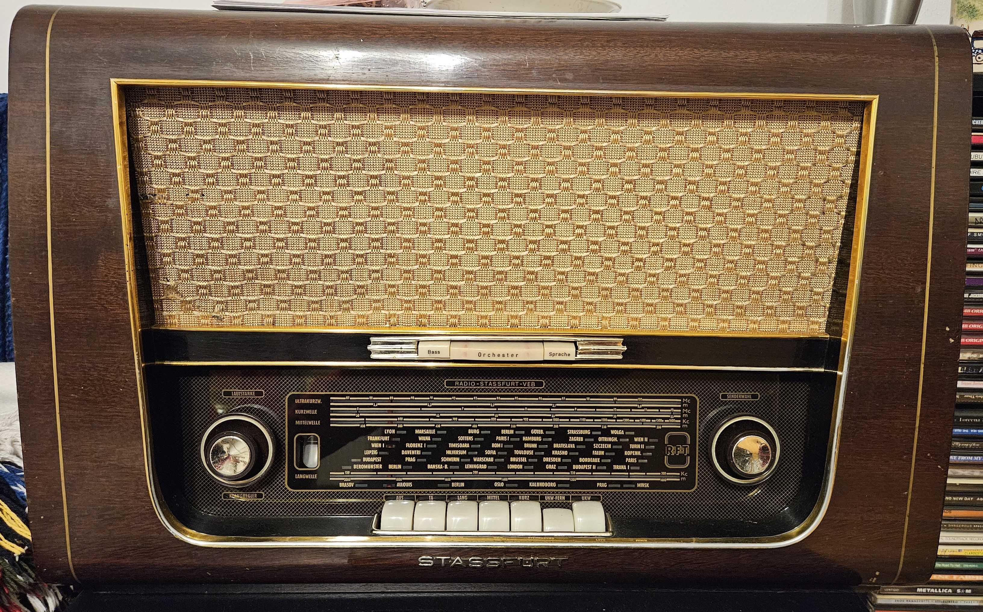 Radio antic/lampi Capri, Stassfurt, Hornyphone, Wega, Grundig