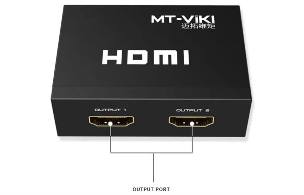 Splitter/distribuitor HDMI cu 1 intrare si 2 iesiri pe 4K,3D,2K,etc