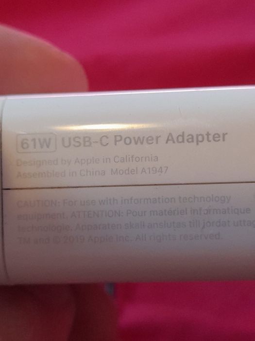 Зарядка для Apple Tipe C