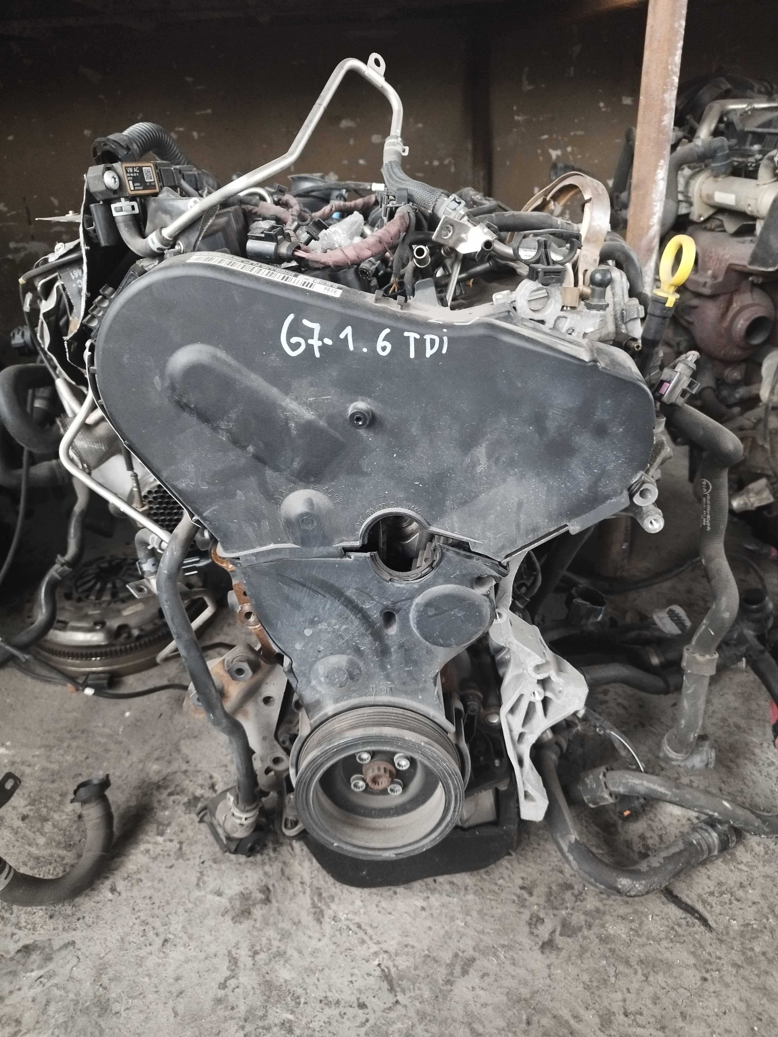 Двигател и скорости за Фолксваген Голф 7 1,6 TDI 2015г. VW Golf 7