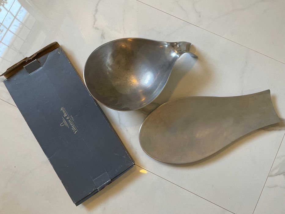 suport servit in gradina terasa set plotu si bol Villeroy&Boch XXL rar