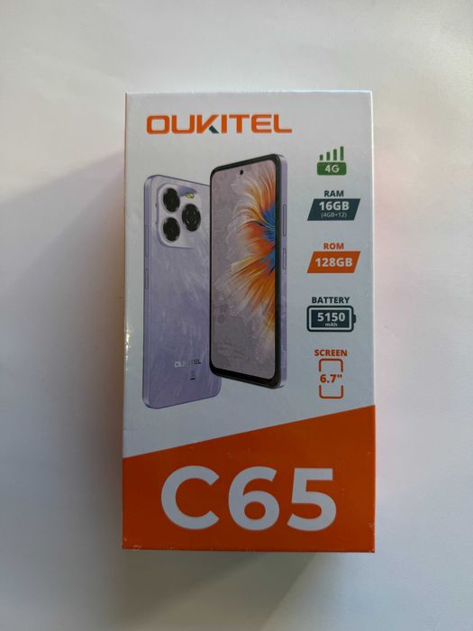 Oukitel C65 128gb 6.7'' 5150mAh battery, NOU