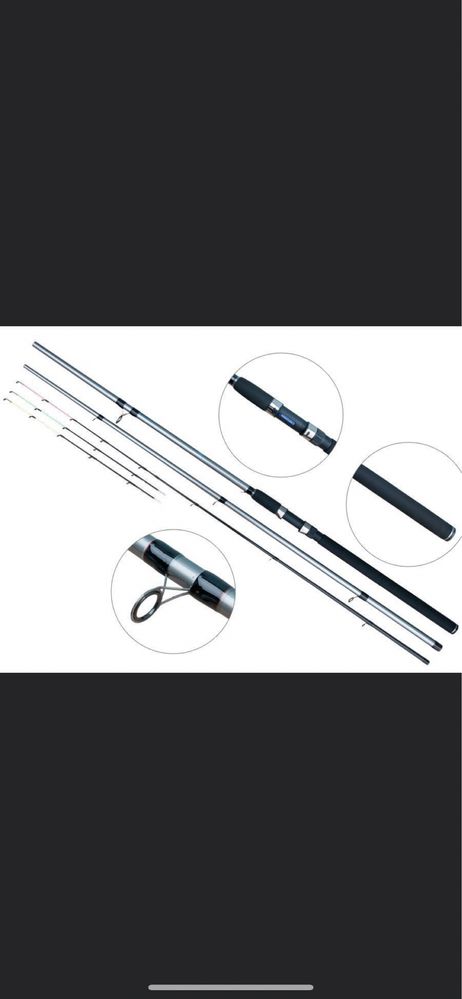 Lanseta fibra de carbon Storm Feeder 3603