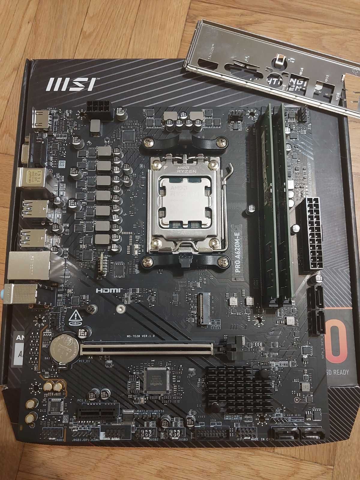 Ryzen 7 Pro 7745 + MSI A620M-E + 16GB Samsung 5600MT/s CL42