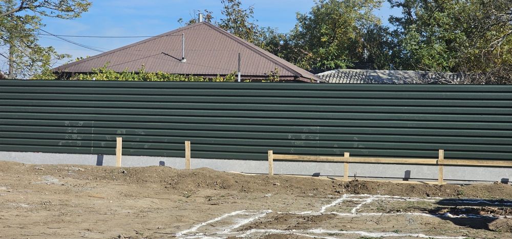 Tablă Cutată 0,5mm Verde MAT RAL 6005 Gard Fațadă T35 lungime 4m 6m