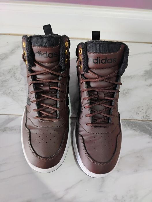 Ghete Adidas Performance Hoops 3.0 Mid Winterzed