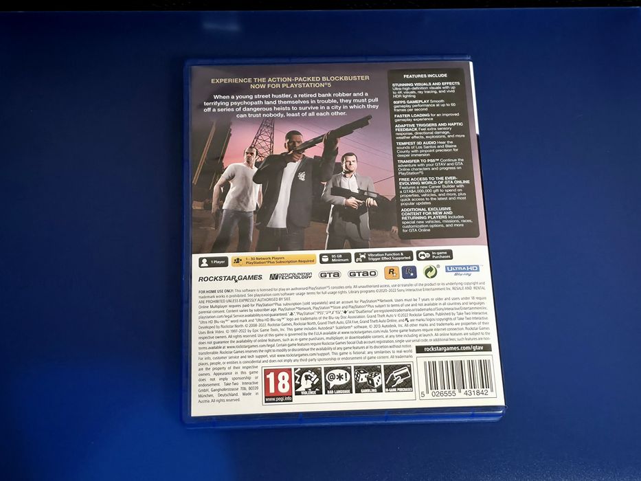 Grand Theft Auto V | Five | 5  PS5 / PS 5/ PlayStation