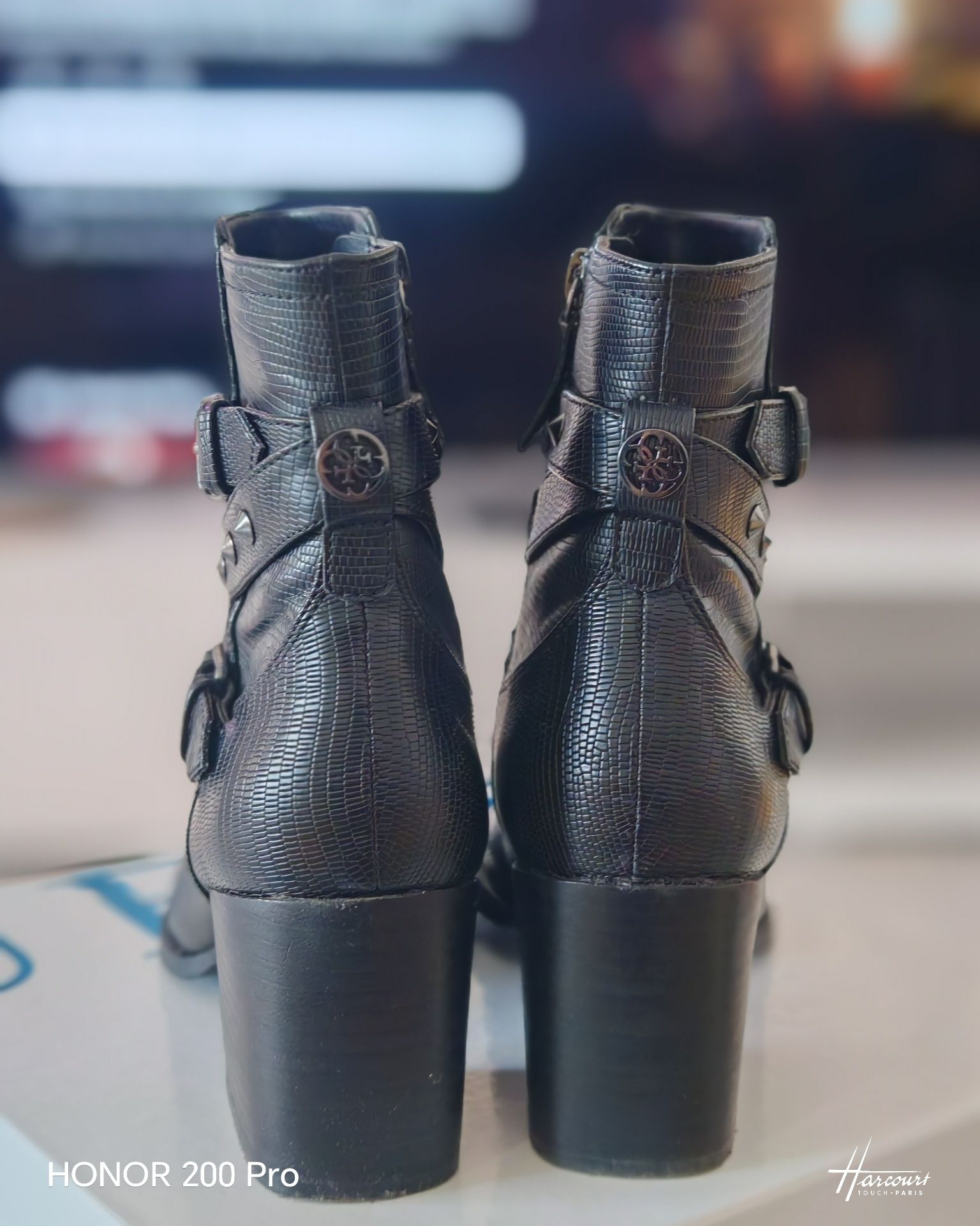 Botine Guess negre, 38