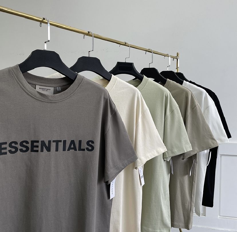 Tricou Essentials Fear of God White M (oversized fit)