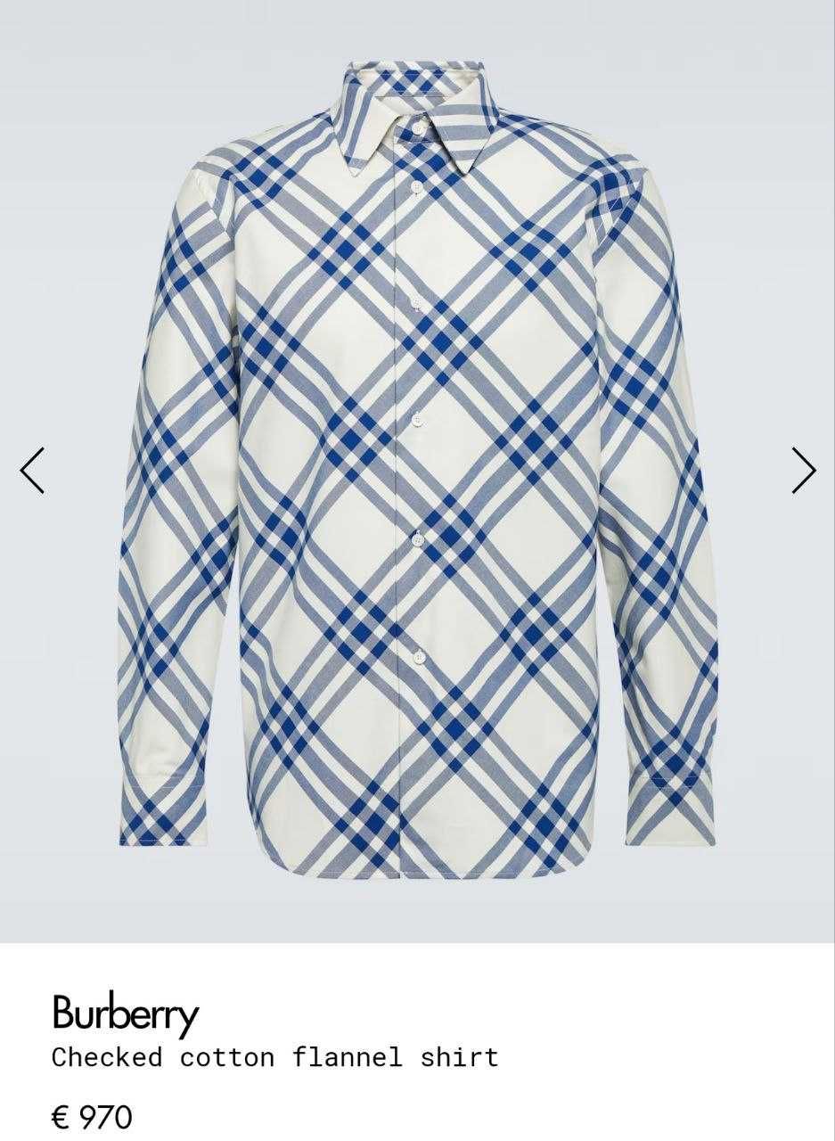 Мъжка Риза Burberry модел 2025 NEW