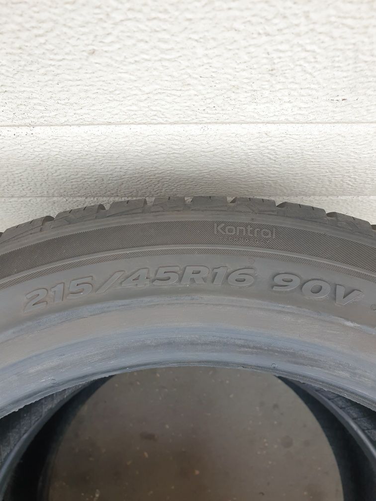 Всесезони гуми 2 броя HANKOOK Kinergy 4S 215 45 R16 дот 4217