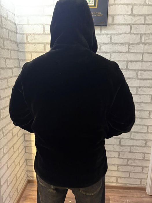 Шубка мужская с капюшоном