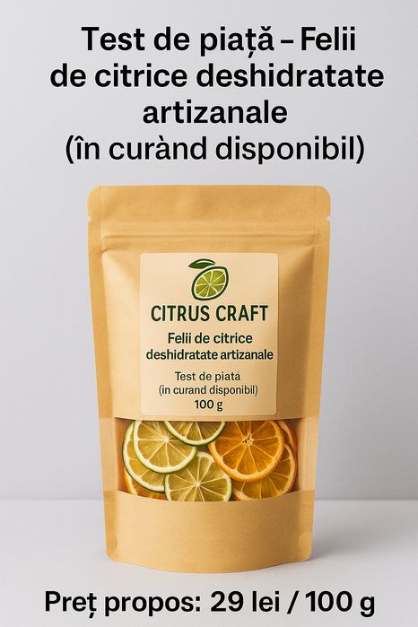 Felii de lime / citrice deshidratate  artizanal-100g - decor coktail
